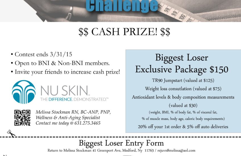 Weight loss Challenge Flyer
