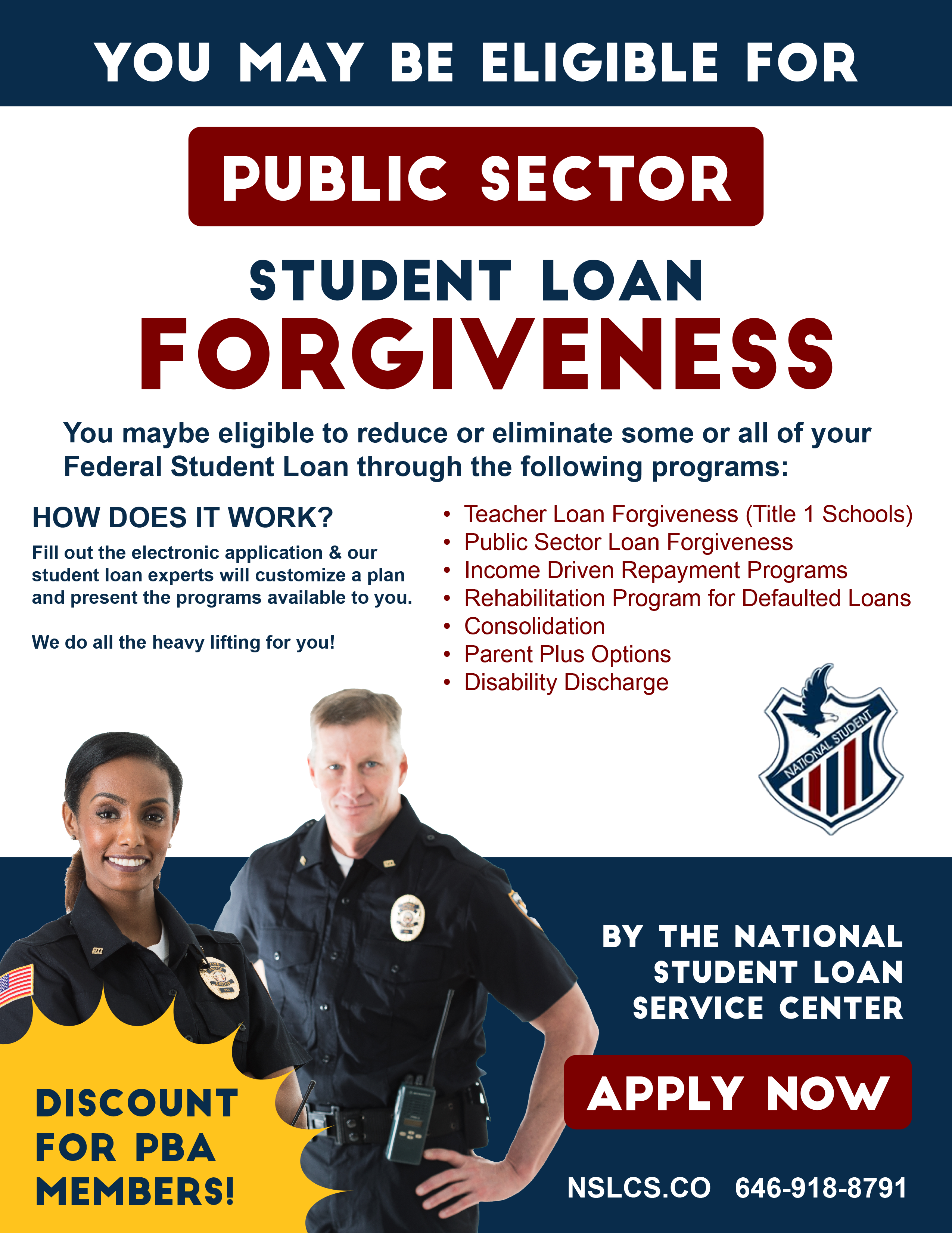 NSLSC Public Loan Forgiveness Flyer