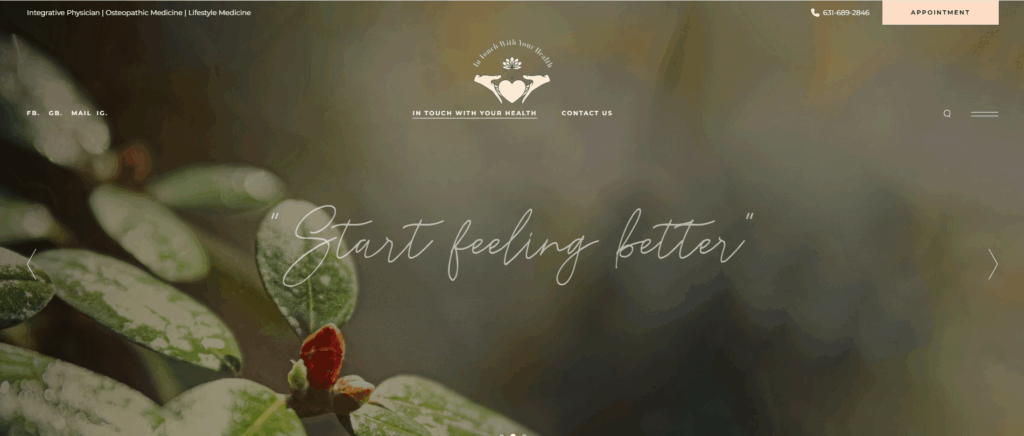 In Touch With Your Health Website