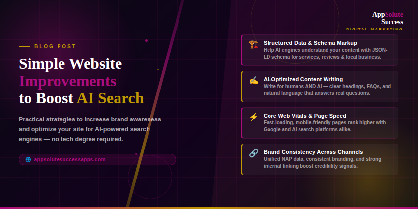 Simple website improvements to Boost AI Search
